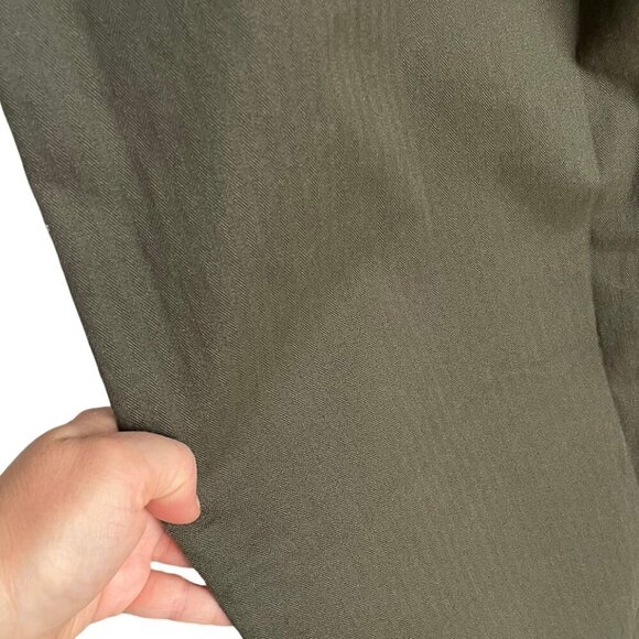 NWT Levi Strauss Signature Chino Olive Green Pants Straight Leg Elastic Size XXL - Picture 6 of 16